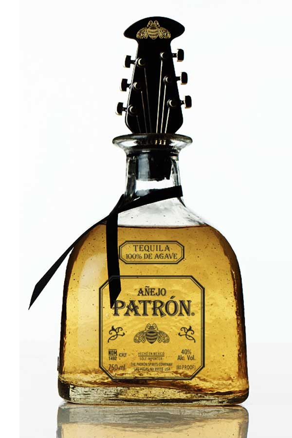 Iconic Rock n Roll Guitar Head Bottle Stopper for Patron Collaboration with John Varvatos